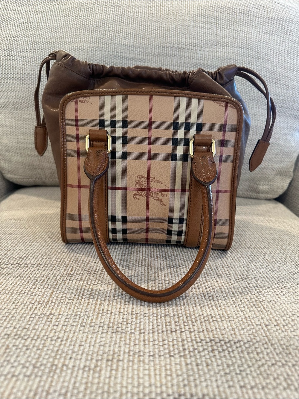 Burberry Small Dinton Haymarket Check Bag - Picture 3 of 12